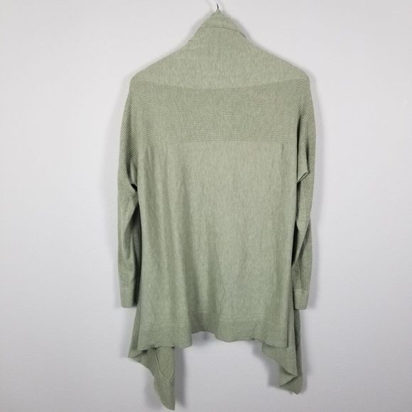 Lululemon Cashlu Knit Waterfall Open Cardigan In Heathered Rosemary Green Sz M/L - Picture 12 of 13